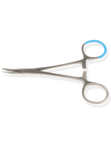 STERILE HAEMOSTATIC HALSTEAD-MOSQUITO FORCEPS - curved - 12.5 cm