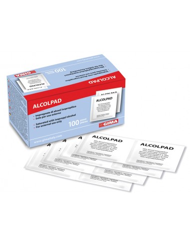 ALCOMED ALCOHOL PADS - box of 100