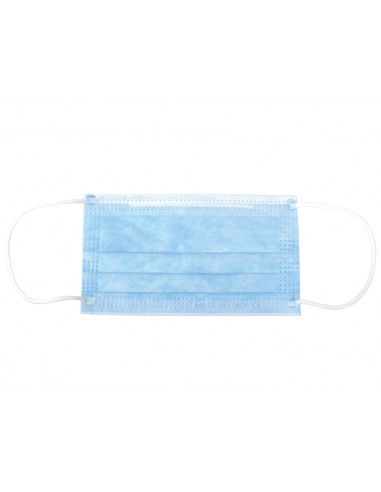 PREMIUM 98% FILTERING SURGEON MASK 3 PLY type II with loops - adult - light blue