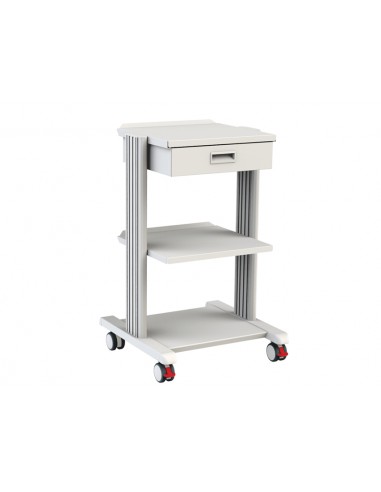 CHARIOT SMART - 2 tablettes 40x36 cm + base + tiroir