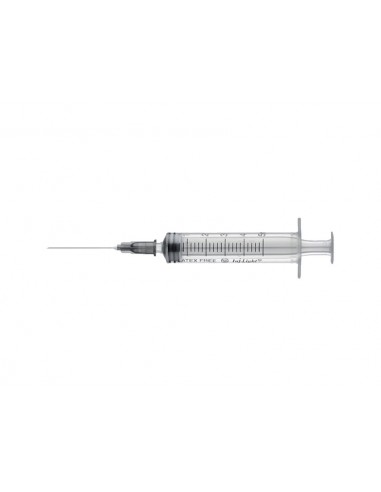 SYRINGES 3 PIECES WITH NEEDLE 22G - 5 ml Centric Luer Cone
