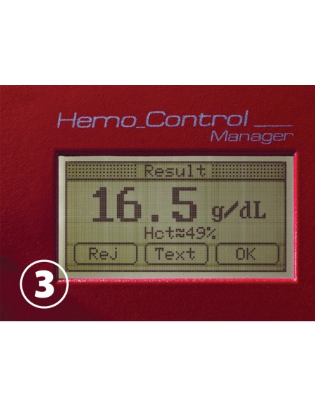 HEMO CONTROL: hemoglobin and hematocrit measurer