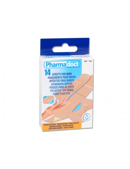PHARMADOCT HAND PLASTERS 3 sizes - carton of 12 boxes of 14