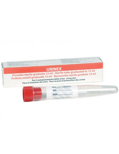 URINE TEST TUBE 12 ml in single box - sterile