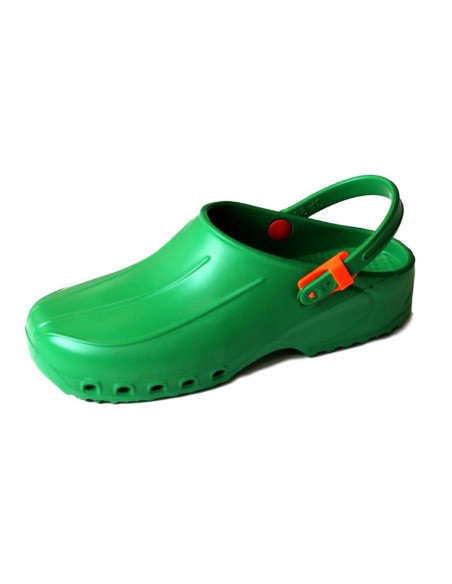 ULTRA LIGHT CLOGS with straps - 41 - green