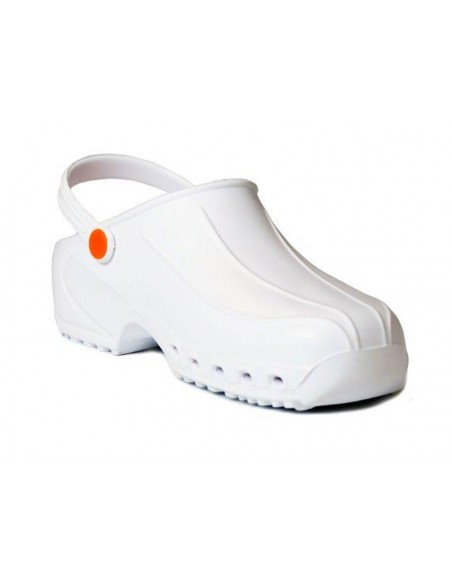 ULTRA LIGHT CLOGS with straps - 39 - white