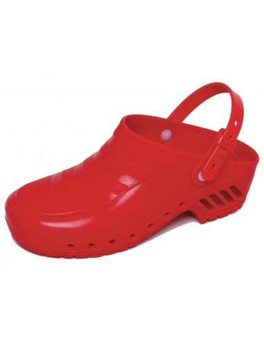 GIMA CLOGS - without pores, with straps - 35-36 - red