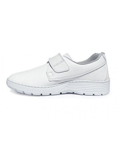 HF200 SNEAKERS PROFESSIONNELLES - 45 - bande velcro - blanches