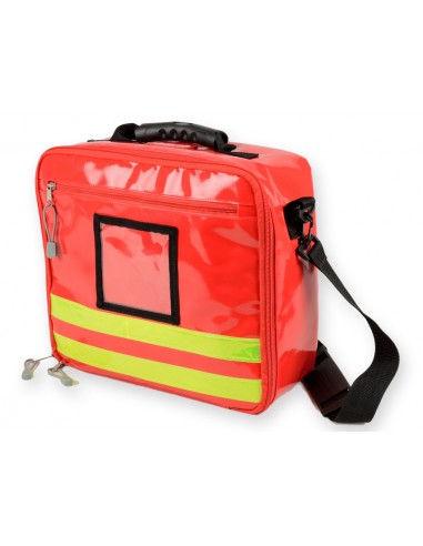 CUBO BAG PVC coated - red