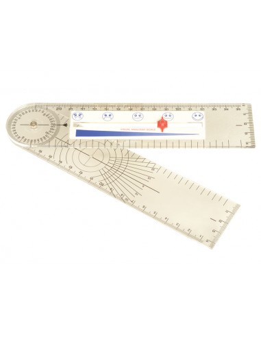 GONIOMETER with PAIN SCALE RULER