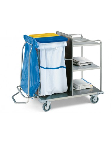 LAUNDRY TROLLEY - stainless steel