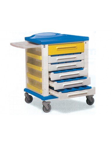 PHARMACY TROLLEY - standard 20 partition