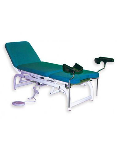 HEIGHT ADJUSTABLE GYNAECOLOGICAL BED - blue