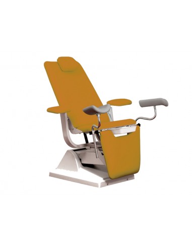 GYNEX BED CHAIR with roll holder - metal apricot