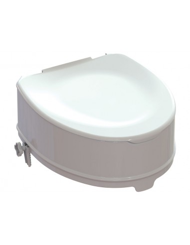 RAISED TOILET SEAT with fixing system - height 14 cm