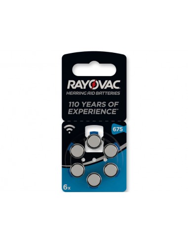 PILES ACOUSTIQUES RAYOVAC - 675