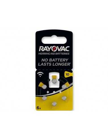 PILES ACOUSTIQUES RAYOVAC - 10