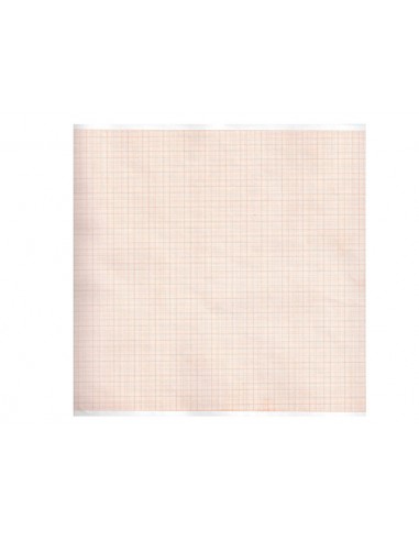 ECG thermal paper 210x30 mm x m roll - orange grid