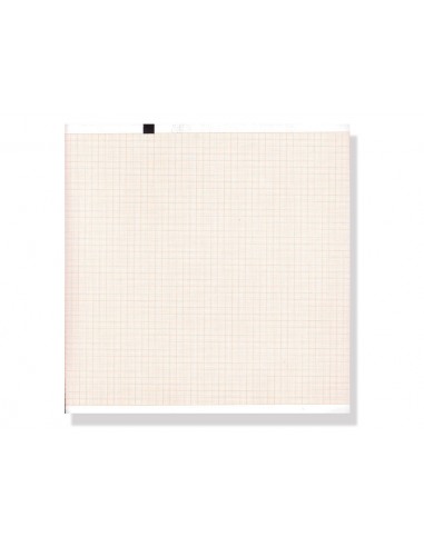 ECG thermal paper 210x280 mm x200s pack - orange grid