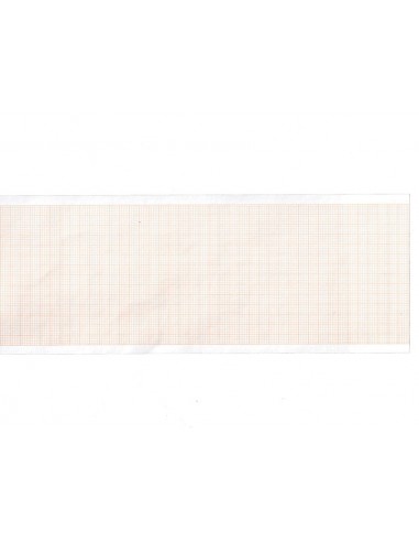 Papier thermique ECG 80x20 mm x m rouleau - grille orange