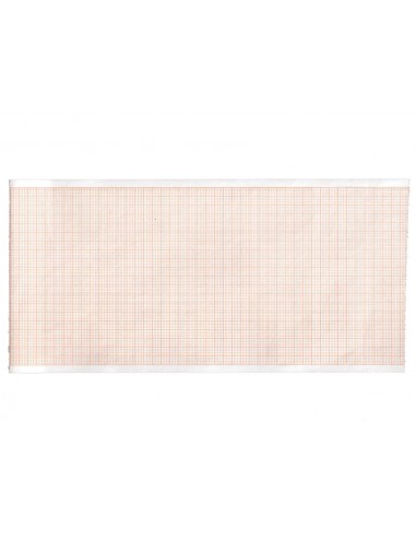 ECG thermal paper 110x20 mm x m roll - orange grid