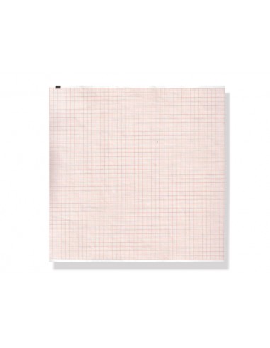 ECG thermal paper 210x280mm x200s pack - orange grid
