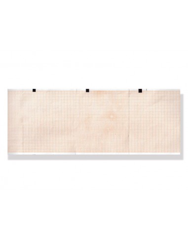 Papier thermique ECG 114x90mm x200f paquet - grille verte
