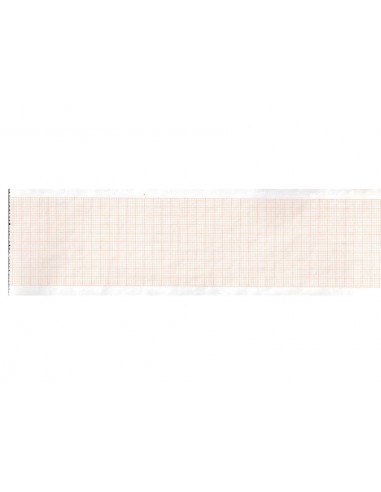 ECG thermal paper 63x30 mm x m roll - orange grid