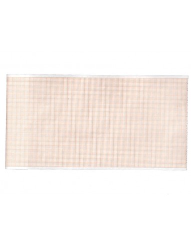 ECG thermal paper 112x27 mm x m roll - orange grid