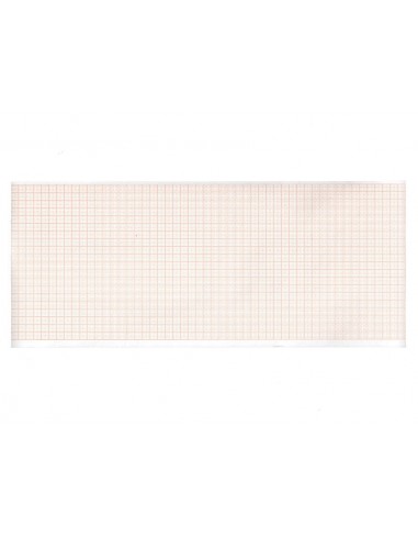 ECG thermal paper 107x25 mm x m roll - orange grid