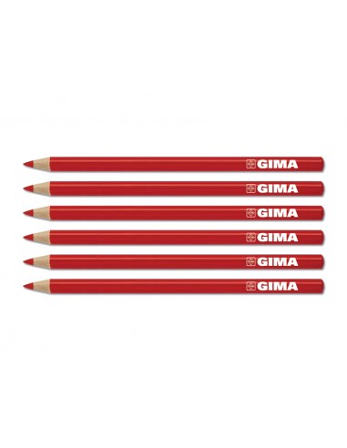 GIMA DERMATOGRAPH PENCILS - red