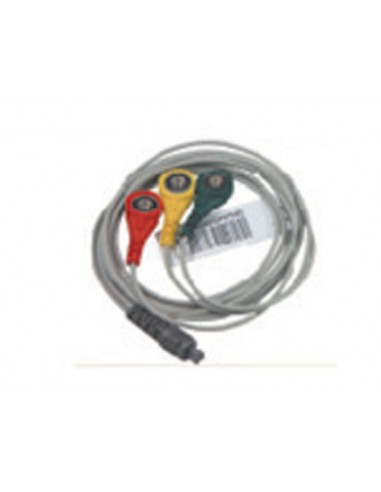 New ECG 3 pin LEAD CABLE for 33260-1, 35162