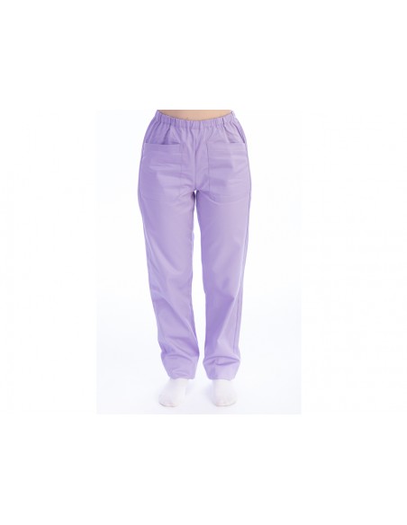 TROUSERS - cotton/polyester - unisex XS violet