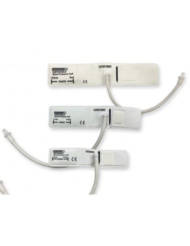 NIBP KIT of 3 NEONATAL CUFFS needs extension cable