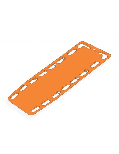 SPINAL BOARD with PINS - orange