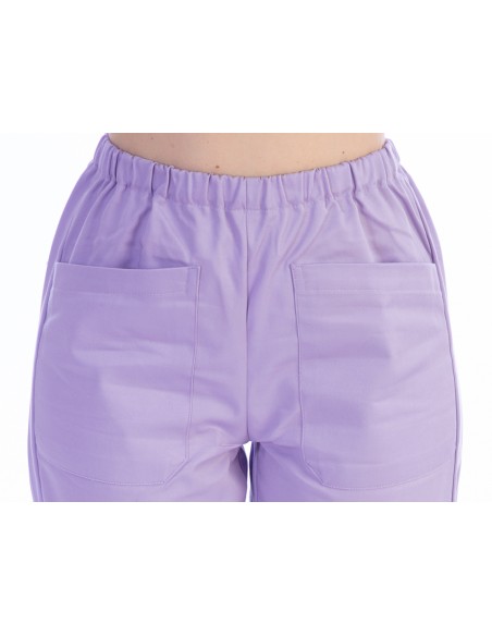 TROUSERS - cotton/polyester - unisex XL violet