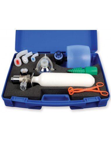 SPEED-1 FIRST AID CASE with cylinder UNI - autoclavable resuscitator