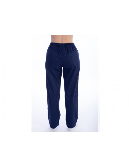 TROUSERS - cotton/polyester - unisex L navy blue
