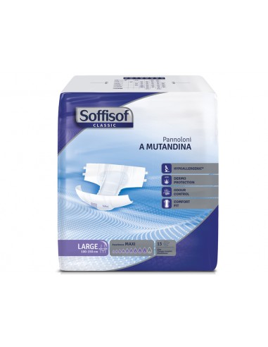 SOFFISOF CLASSIC INCONTINENCE PAD - heavy incontinence - large