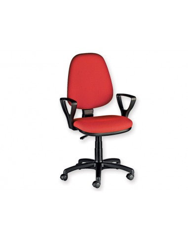 CUNEO CHAIR with armrest - fabric - red