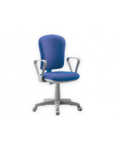 VARESE CHAIR with armrest - fabric - blue