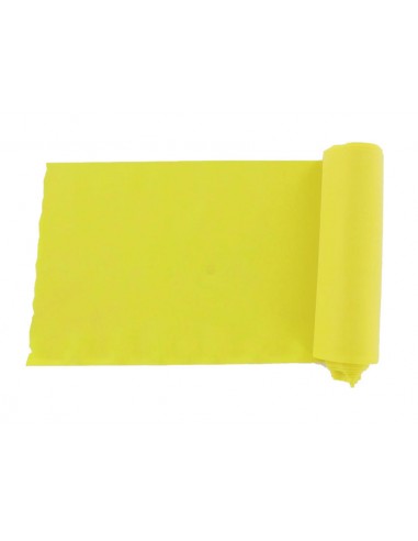 LATEX-FREE EXERCISE BAND 5.5 m x 14 cm x 0.20 mm - yellow