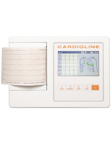 ECG CARDIOLINE 100L BASIC - schermo a colori touch da 5"