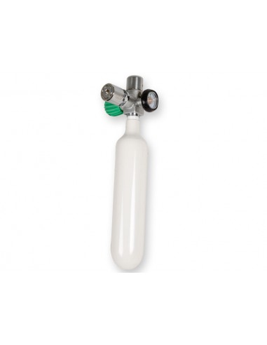 OXYGEN CYLINDER 0.5 l with reducer - NF - empty