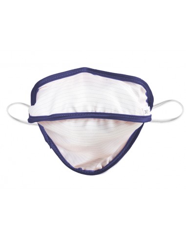 MYCROCLEAN ADULT REUSABLE SURGICAL MASK - BFE 99.8% - white-blue
